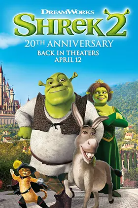 SHREK 2 20th Anniversary's poster