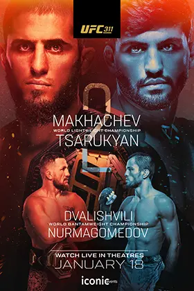 UFC 311: Makhachev vs. Tsarukyan 2's poster