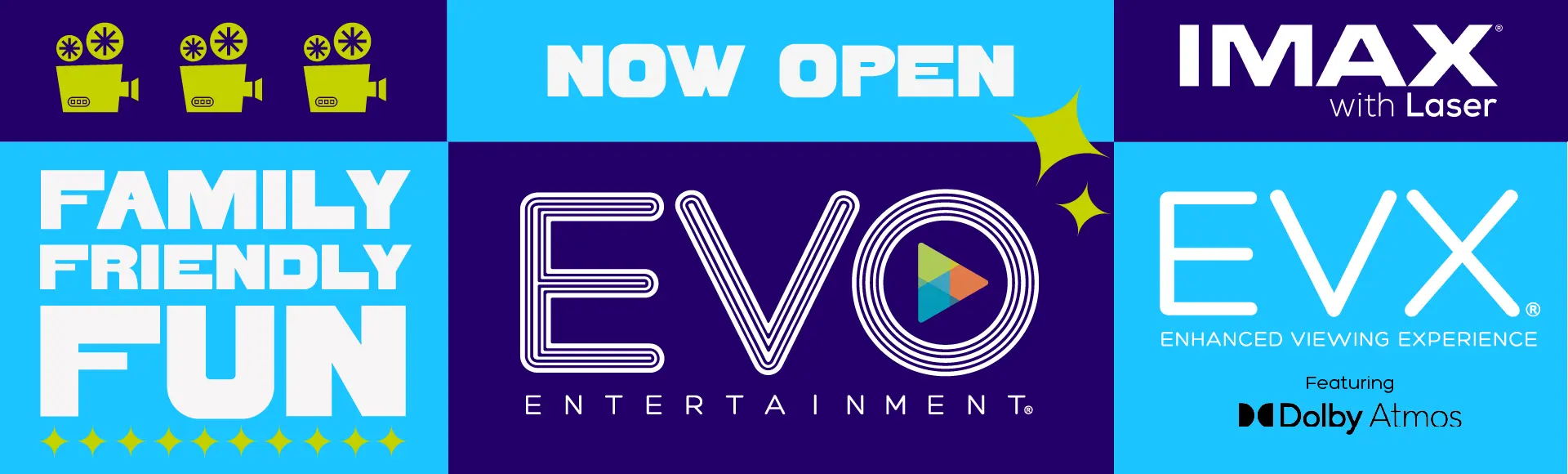 Now Open - EVO Entertainment + EVX + IMAX® - Santa Fe