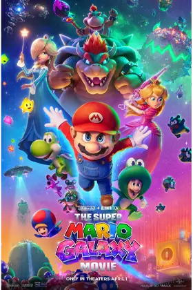 The Super Mario Galaxy Movie's poster