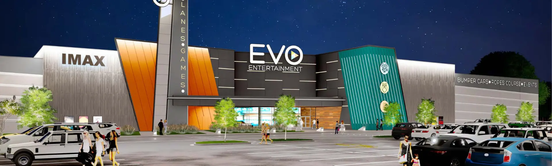 Coming Soon - EVO Entertainment + EVX® + IMAX® - Forney